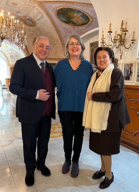 Matteo Giordano, researcher Marie-Therese Mäder, Donna Imma Polese