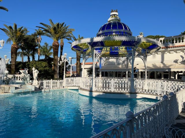 The pool house